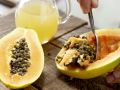 Papaya-Mango Shake preparation step 1 Papaya-Mango Shake preparation step 1
