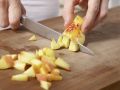 Pastry Spirals with Peaches preparation step 1 Pastry Spirals with Peaches preparation step 1