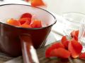 Rose Petal Sorbet preparation step 4 Rose Petal Sorbet preparation step 4