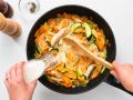 Sauteed Turkey Slices with Zucchini preparation step 3 Sauteed Turkey Slices with Zucchini preparation step 3