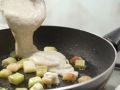 Semolina Pancake with Rhubarb preparation step 7 Semolina Pancake with Rhubarb preparation step 7