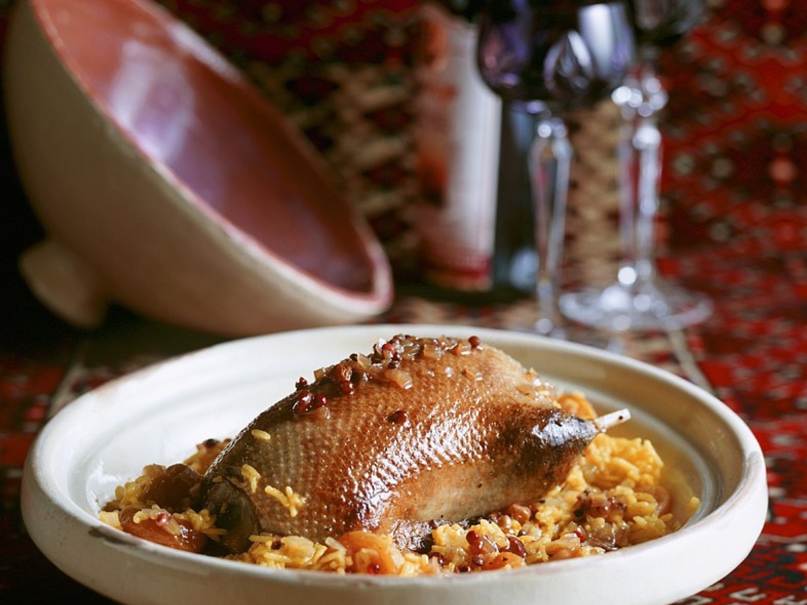 duck and stuffing