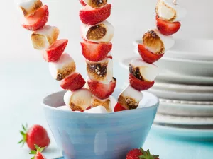 Mallow and Fruit Kebabs Mallow and Fruit Kebabs