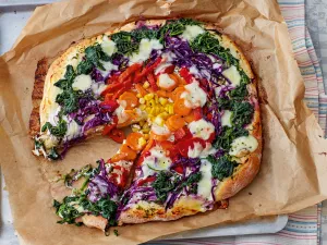 Rainbow pizza Rainbow pizza