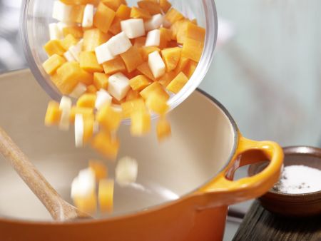 Alphabet Vegetable Soup preparation step 7 Alphabet Vegetable Soup preparation step 7