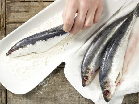 Asian-Style Herring preparation step 1 Asian-Style Herring preparation step 1