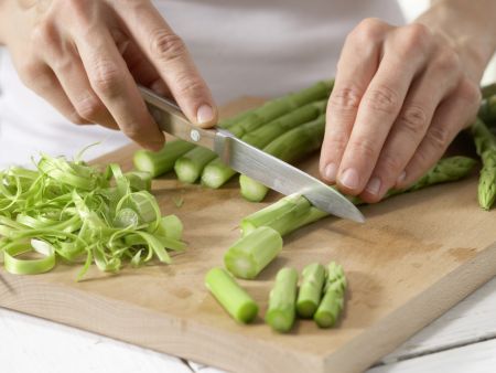 Asparagus Cake preparation step 5 Asparagus Cake preparation step 5