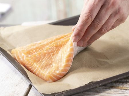 Baked Salmon preparation step 3 Baked Salmon preparation step 3