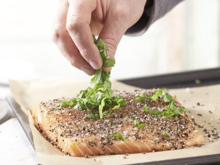 Baked Salmon preparation step 4 Baked Salmon preparation step 4
