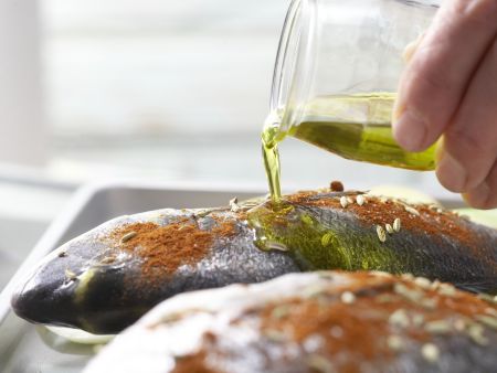 Baked Sea Bream preparation step 4 Baked Sea Bream preparation step 4