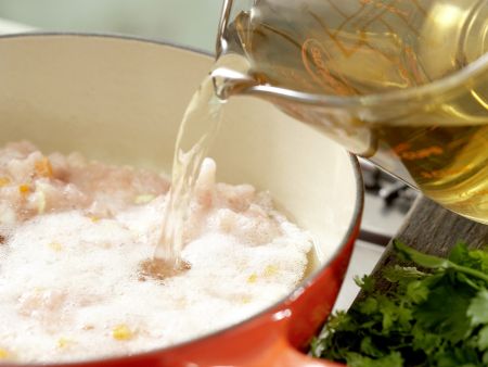 Chicken Consommé preparation step 3 Chicken Consommé preparation step 3