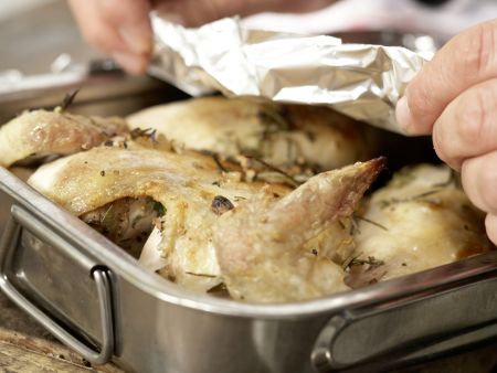 Chicken Under a Brick preparation step 7 Chicken Under a Brick preparation step 7