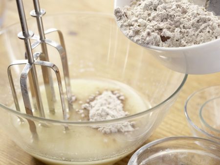 Chocolate Muffins with Oats preparation step 2 Chocolate Muffins with Oats preparation step 2