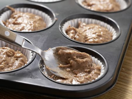 Chocolate Muffins with Oats preparation step 3 Chocolate Muffins with Oats preparation step 3