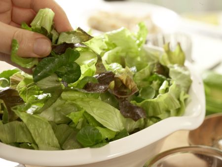 Cobb Salad preparation step 10 Cobb Salad preparation step 10