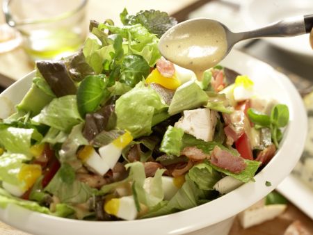 Cobb Salad preparation step 11 Cobb Salad preparation step 11