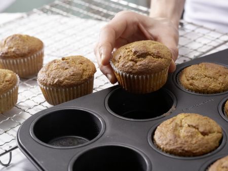"Crown Jewels" Carrot-Almond Muffins preparation step 6 "Crown Jewels" Carrot-Almond Muffins preparation step 6