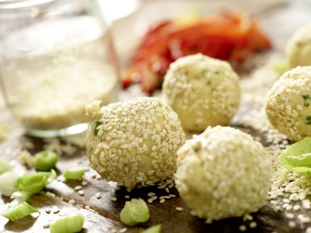 Falafel Pita Pockets preparation step 10 Falafel Pita Pockets preparation step 10