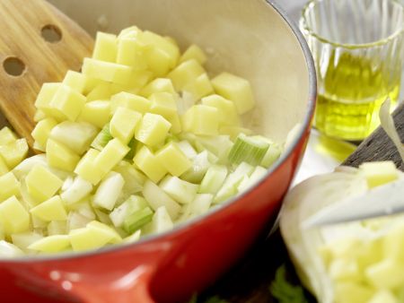 Fine Fennel Soup preparation step 3 Fine Fennel Soup preparation step 3