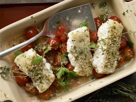Fischfilet mit Mandelkruste Rezept Fischfilet mit Mandelkruste Rezept