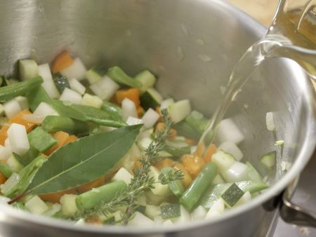 French Vegetable Soup preparation step 6 French Vegetable Soup preparation step 6