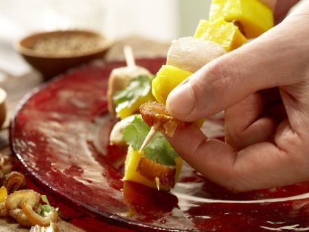 Fruity Chicken Skewers preparation step 7 Fruity Chicken Skewers preparation step 7