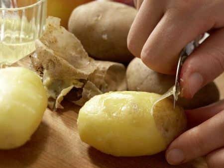 Green Potato Salad preparation step 1 Green Potato Salad preparation step 1