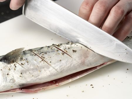 Grilled Mackerel with Herbs preparation step 3 Grilled Mackerel with Herbs preparation step 3