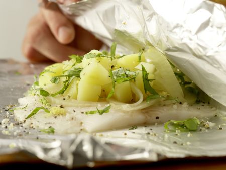 Halibut Packets preparation step 11 Halibut Packets preparation step 11