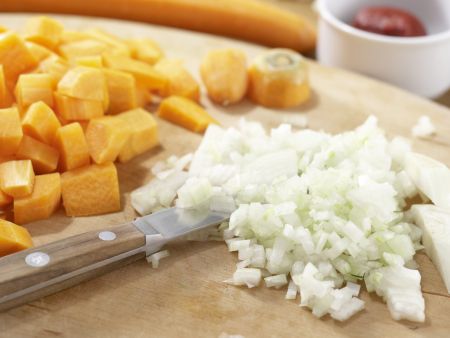 Hearty Vegetable-Bread Casserole preparation step 1 Hearty Vegetable-Bread Casserole preparation step 1