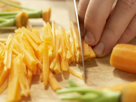 Indian Carrot Salad preparation step 2 Indian Carrot Salad preparation step 2