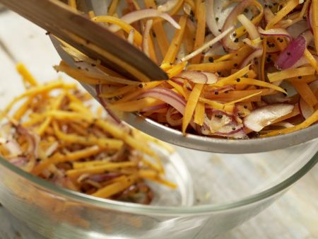 Indian Carrot Salad preparation step 6 Indian Carrot Salad preparation step 6