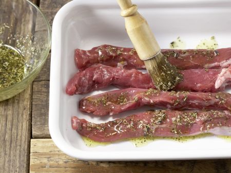 Marinated Lamb preparation step 2 Marinated Lamb preparation step 2