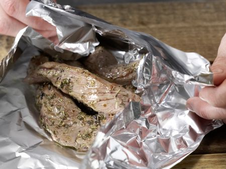 Marinated Lamb preparation step 3 Marinated Lamb preparation step 3