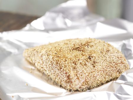 Marinated Sesame Salmon preparation step 4 Marinated Sesame Salmon preparation step 4