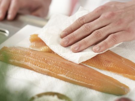 Marinated Trout preparation step 2 Marinated Trout preparation step 2