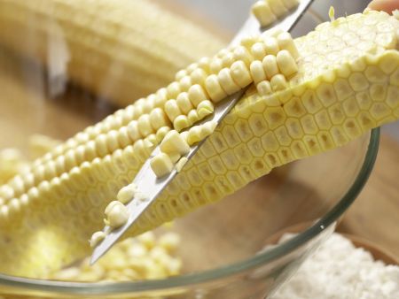 Mexican Corn Custard preparation step 1 Mexican Corn Custard preparation step 1
