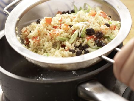 Mexican Quinoa preparation step 7 Mexican Quinoa preparation step 7