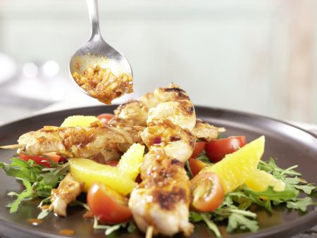 Moroccan Spiced Chicken Skewers preparation step 11 Moroccan Spiced Chicken Skewers preparation step 11