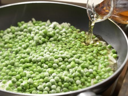 Peas and Rice with Prosciutto preparation step 5 Peas and Rice with Prosciutto preparation step 5