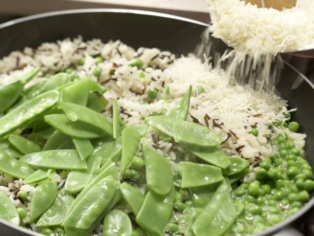 Peas and Rice with Prosciutto preparation step 6 Peas and Rice with Prosciutto preparation step 6