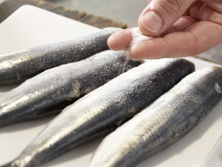 Pickled Herring preparation step 1 Pickled Herring preparation step 1