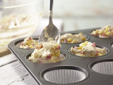 Pizza Muffins preparation step 5 Pizza Muffins preparation step 5