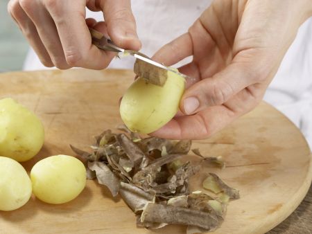 Potato and Kohlrabi Fritters preparation step 5 Potato and Kohlrabi Fritters preparation step 5