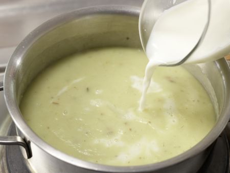 Potato Soup with Salmon preparation step 6 Potato Soup with Salmon preparation step 6