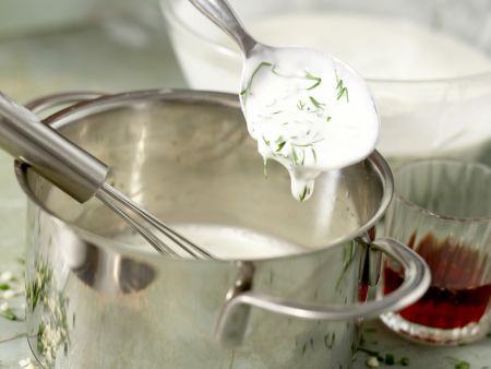 Quark and Herb Terrine preparation step 4 Quark and Herb Terrine preparation step 4