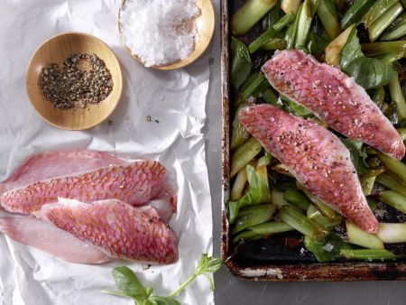 Red Mullet with Crispy Skin preparation step 5 Red Mullet with Crispy Skin preparation step 5
