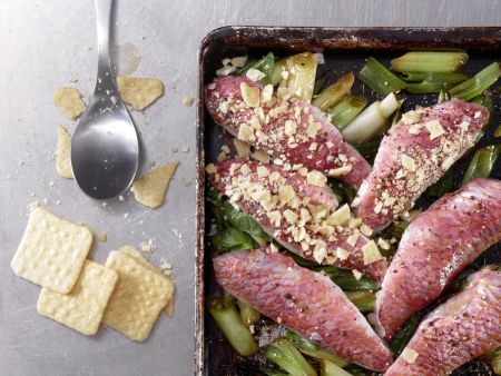 Red Mullet with Crispy Skin preparation step 6 Red Mullet with Crispy Skin preparation step 6