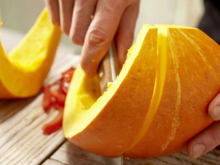 Roasted Pumpkin Wedges preparation step 5 Roasted Pumpkin Wedges preparation step 5
