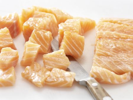 Salmon Skewers with Carrot-Grain Salad preparation step 6 Salmon Skewers with Carrot-Grain Salad preparation step 6